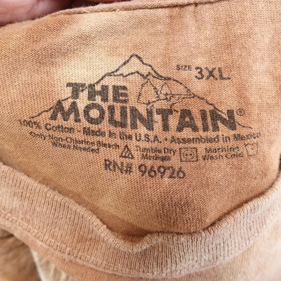 THE MOUNTAIN 2011 JEREMY PAUL BENGAL TIGER ANIMAL NATURE TIE DYE TSHIRT SIZE 3XL - Picture 6 of 6